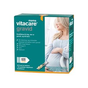 Vitacare Gravid Kosttilskud 120 stk - Gravid vitaminer - Vitaminer ammende