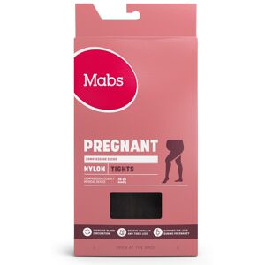 Mabs Sorte Graviditetskompressionsstrømper - Benstøtte Mabs Sorte Graviditetskompressionsstrømper - Benstøtte