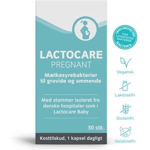 Lactocare Pregnant Kosttilskud 30 stk - Gravid vitaminer - Vitaminer ammende