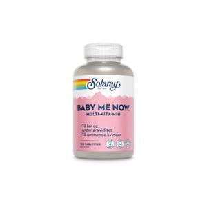 Solaray Baby-Me-Now Kosttilskud 150 stk - Folinsyre gravid, folinsyretilskud, folsyre gravid