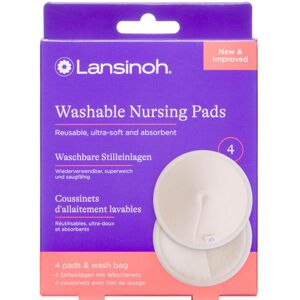 Lansinoh Washable Nursing Pads 4 stk Lansinoh Washable Nursing Pads 4 stk