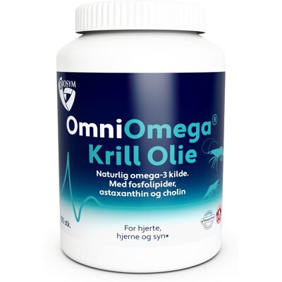 Biosym OmniOmega Krill Olie - Kosttilskud Biosym OmniOmega Krill Olie - Kosttilskud