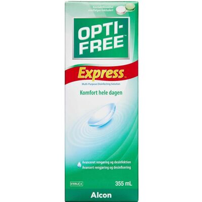 Alcon Opti-free Express Kontaktlinsevæske - 355 ml Alcon Opti-free Express Kontaktlinsevæske - 355 ml