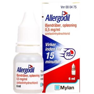 Allergodil 0,05% 6 ml Øjendråber, opløsning