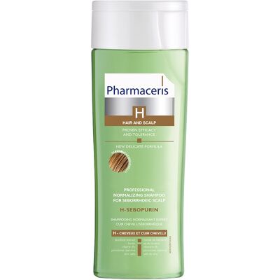 Pharmaceris - H-Sebopurin 250ml Hvid Shampoo til Fedtet Hår - Shampoo Pharmaceris - H-Sebopurin 250ml Hvid Shampoo til Fedtet Hår - Shampoo