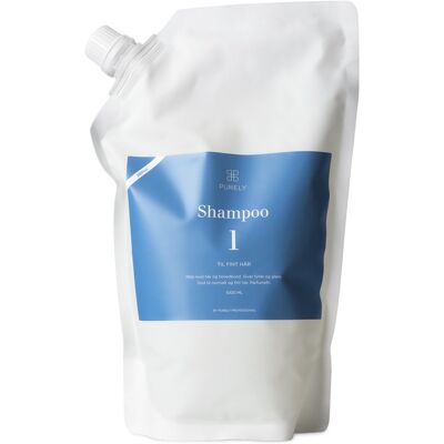 Purely Professional Shampoo 1 Refill 1000 ml Purely Professional Shampoo 1 Refill 1000 ml