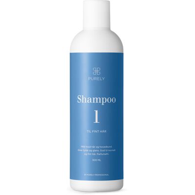 Purely Professional Shampoo 1 - Fint hår - Shampoo Purely Professional Shampoo 1 - Fint hår - Shampoo