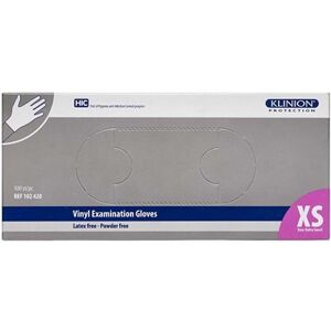 Klinion Protection Vinylhandske Pudderfri Str. XS Medicinsk udstyr 100 stk