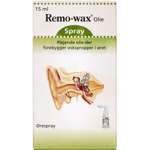 Remo-wax olie ørespray Medicinsk udstyr 15 ml Remo - wax