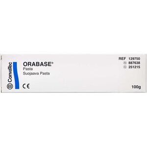 Orabase Pasta Medicinsk udstyr 100 g - FRI FRAGT