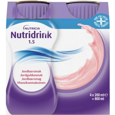Nutridrink Jordbær - Medicinsk Ernæring Nutridrink Jordbær - Medicinsk Ernæring