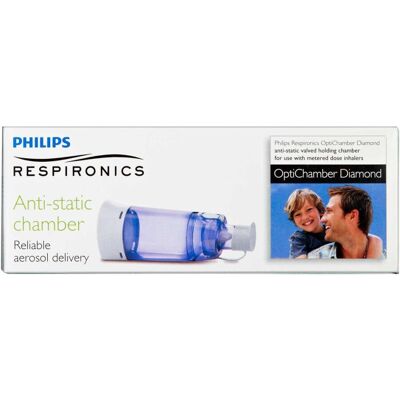 Philips Respironics OptiChamber Diamond Medicinsk udstyr 1 stk Philips Respironics OptiChamber Diamond Medicinsk udstyr 1 stk