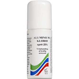 Viatris Aluminiumklorid Sprit 25 % 60 ml - Antiperspirant - Deodorant - Deo roll-on - Hudpleje