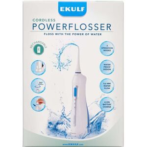Ekulf Trådløs Powerflosser - Elektrisk vandstøtter Ekulf Trådløs Powerflosser - Elektrisk vandstøtter