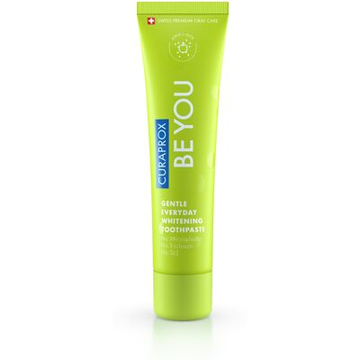 Curaprox Be You Whitening Tandpasta Æble & Aloe 60 ml Curaprox Be You Whitening Tandpasta Æble & Aloe 60 ml
