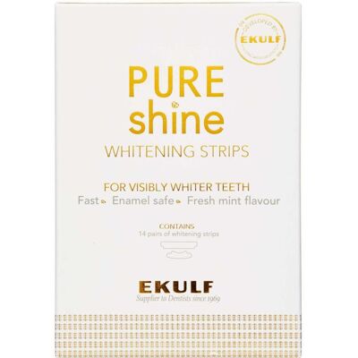 Ekulf Pure Shine Whitening Strips - Blegningstrimler Ekulf Pure Shine Whitening Strips - Blegningstrimler