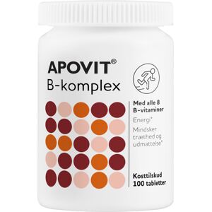 Apovit B-Komplex Kosttilskud 100 stk Apovit B-Komplex Kosttilskud 100 stk