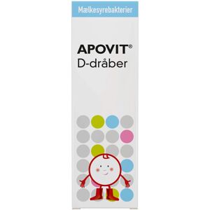 Apovit D-dråber + mælkesyrebakterier 8 ml Apovit D-dråber + mælkesyrebakterier 8 ml