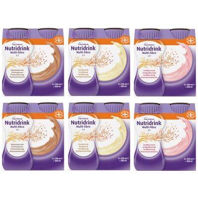 Nutridrink Multi Fibre Mix 6 x 4 x 200 ml Nutridrink Multi Fibre Mix 6 x 4 x 200 ml