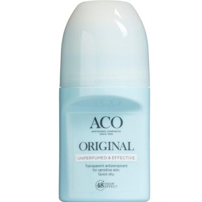 ACO Original Duftfri Deodorant - 50ml - Antiperspirant ACO Original Duftfri Deodorant - 50ml - Antiperspirant