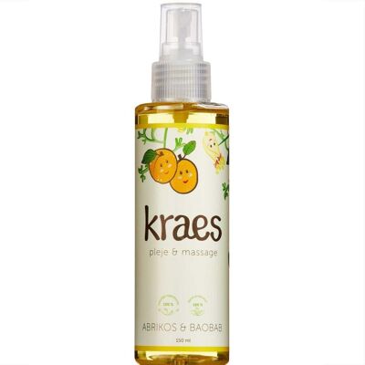 Kraes Pleje- og Massageolie - Abikojse & Baobab - 150ml Kraes Pleje- og Massageolie - Abikojse & Baobab - 150ml