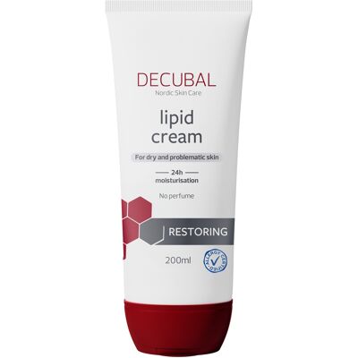 Decubal Lipid Cream 200ml - Bodylotion & Creme - Følsom hud Decubal Lipid Cream 200ml - Bodylotion & Creme - Følsom hud