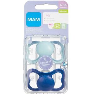 Mam air silicone blue 6-16mdr 2 stk