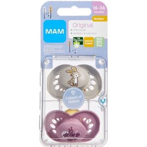 MAM sut - Mam original sut naturgumed pink 16 -mdrst