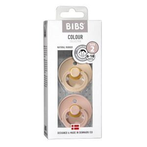 Bibs sut -BIBS Colour 2 PACK Vanilla/Blush size 2 2 stk