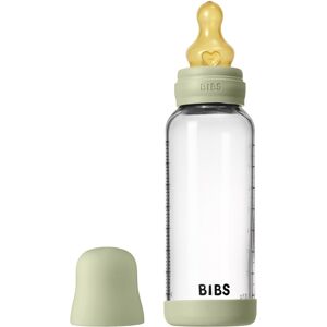 BIBS Baby Glass Bottle Naturgummi Medium Flow Sage - Baby Glass Bottle BIBS Baby Glass Bottle Naturgummi Medium Flow Sage - Baby Glass Bottle