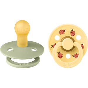 BIBS Ladybug Sage Latex Størrelse 1 - Smæk BIBS Ladybug Sage Latex Størrelse 1 - Smæk