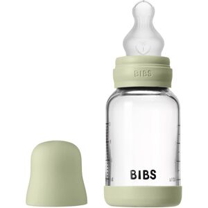 BIBS Baby Glasflaske Silikone Langsom Strøm Salvie - Baby Glasflaske BIBS Baby Glasflaske Silikone Langsom Strøm Salvie - Baby Glasflaske
