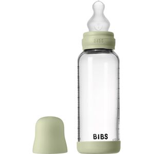 BIBS Baby Glass Bottle Silikone Medium Flow Salvie - Babyflaske BIBS Baby Glass Bottle Silikone Medium Flow Salvie - Babyflaske