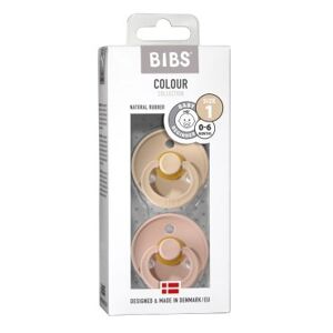Bibs sut -BIBS Colour 2 PACK Vanilla/Blush size 1 2 stk