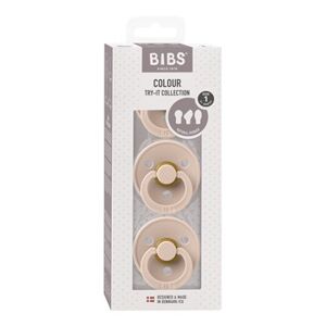 BIBS Try-it Colour 3 PACK Blush 2 stk