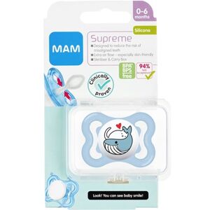 MAM sut - MAM Supreme 0-6 Mdr. Assorterede Farver 1 stk