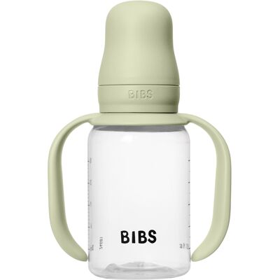 BIBS Baby Sippy Bottle Spout Silicone 1 pack 150 ml Sage 1 stk BIBS Baby Sippy Bottle Spout Silicone 1 pack 150 ml Sage 1 stk