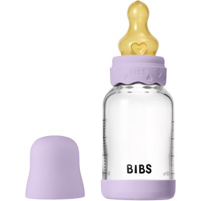 BIBS Baby Glas Boheme Flaske - Naturlatex Violet Sky 120 ml BIBS Baby Glas Boheme Flaske - Naturlatex Violet Sky 120 ml