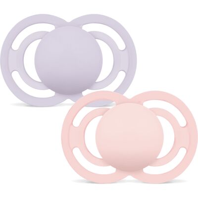 MAM Perfect Silk 6-16m 2p Box V Pink 2 stk MAM Perfect Silk 6-16m 2p Box V Pink 2 stk