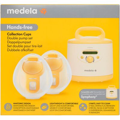 Medela Symphony Hands-free Pumpsæt Dobbelt Medicinsk udstyr 1 stk Medela Symphony Hands-free Pumpsæt Dobbelt Medicinsk udstyr 1 stk