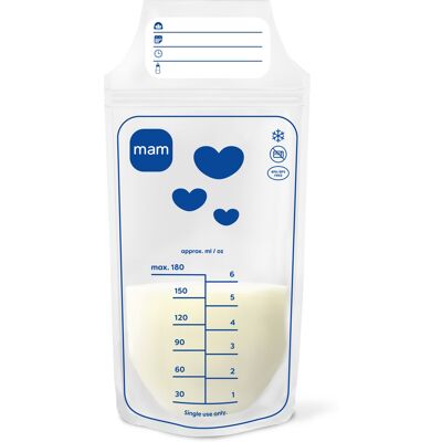 MAM Breast Milk Storage Bags 25p 25 stk MAM Breast Milk Storage Bags 25p 25 stk