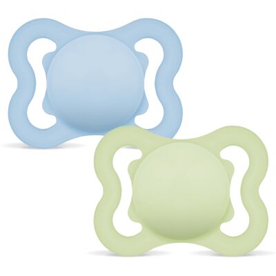 MAM Air Silk 0-6m 2p Box V Blue 2 stk MAM Air Silk 0-6m 2p Box V Blue 2 stk