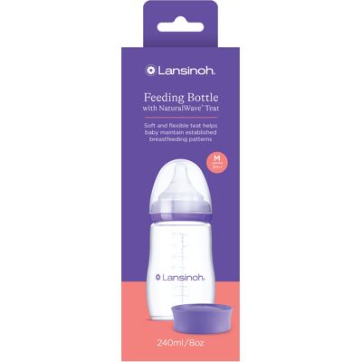 Lansinoh NaturalWave babylille 240ml - Understøtter naturlig fodring Lansinoh NaturalWave babylille 240ml - Understøtter naturlig fodring