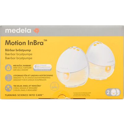 Medela Motion InBra Elektrisk Dobbelt Brystpumpe Medicinsk udstyr 1 stk Medela Motion InBra Elektrisk Dobbelt Brystpumpe Medicinsk udstyr 1 stk