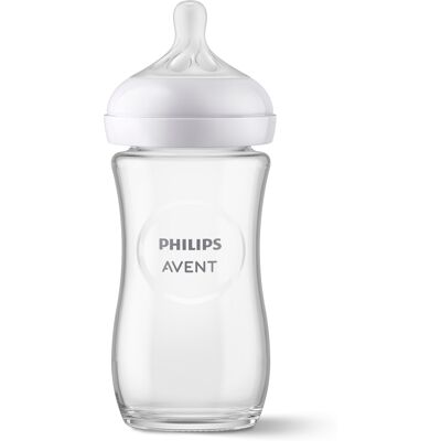Philips Avent Natural Response Glassutteflaske 3-6M 240 ml Philips Avent Natural Response Glassutteflaske 3-6M 240 ml
