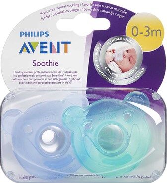 AVENT Philips Avent Sut Soothie Grn 0-3M. 2 stk