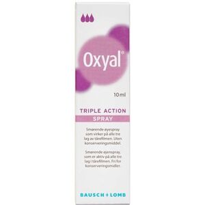 Oxyal Triple Action Spray Medicinsk udstyr 10 ml - Øjendråber- Produkter til øjnene