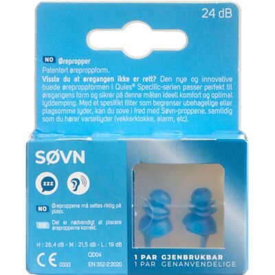Quies Specific Søvn Ørepropper 1 par Quies Specific Søvn Ørepropper 1 par