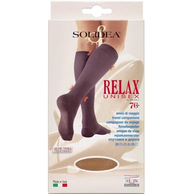 Solidea Knæ Relax Unisex 70 Camel Medium Medicinsk udstyr 1 par Solidea Knæ Relax Unisex 70 Camel Medium Medicinsk udstyr 1 par