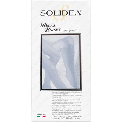 Solidea Knæ Relax Unisex KL2 Sort Medium Medicinsk udstyr 1 par Solidea Knæ Relax Unisex KL2 Sort Medium Medicinsk udstyr 1 par